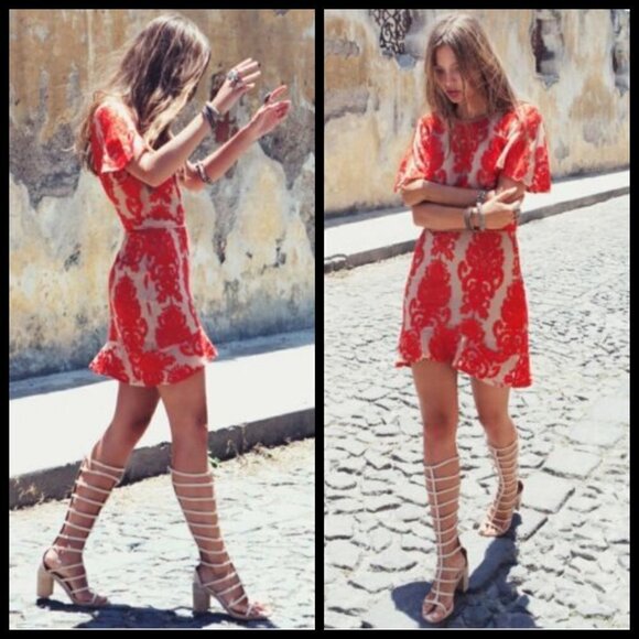 💕FOR LOVE & LEMONS💕 San Marcos Mini Dress XS - Picture 3 of 14